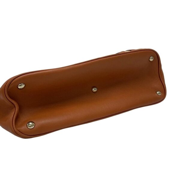 GUCCI Nice/GG Plus GG Supreme Orange Cream PVC Leather Handbag 329-080925 - Picture 6 of 14